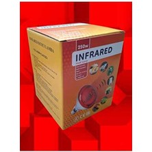 İnfrared E27 Duylu 250 Watt Infrared Isıtıcı Lamba Hayvan Barınakları için Etkili Isıtma