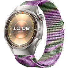 Huawei Watch Gt6 Pro 46MM Uyumlu Manyetik Milanese Loop Metal Kordon