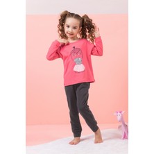 Kız Çocuk Prenses Baskılı Ikili Takım