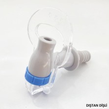 Aqua Su Sebili Musluğu Soğuk Mavi Dıştan Dişli Ölçülere Dikkat Ediniz