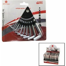 10 Parça  Kartlı Alyan Anahtar Takım SETİ120MM-NO-1.5-10 (5286)