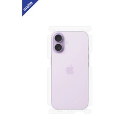 iPhone 17 Mat Arka ve Yan Koruyucu Kaplama Poliüretan Film