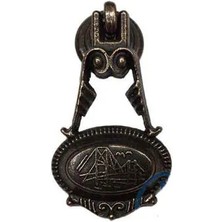 Dekoratif Zamak Sarkaç Küçük Kulp - 30X63MM, Eskitme, 75 Adet