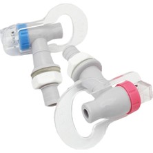 Cvs Uyumlu Su Sebili Musluğu Sıcak Soğuk Mavi Kırmızı Dıştan Dişli Ölçülere Dikkat Ediniz