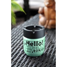 Cam Kokusuz Küllük 425 cc Hello Desenli Yeşil