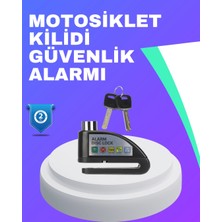 Su Geçirmez Alarm Disk Kilidi Motosiklet Scooter Bisiklet Güvenlik