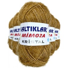 5 Adet Mimoza Kristal Işıltılı Şal Patik Yelek Ipi 54