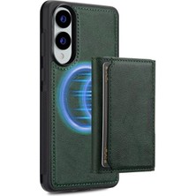 Teleplus Samsung Galaxy S25 Edge Kılıf Pollux L2 Serisi Mıknatıslı Kartlıklı 2-1 Kapak