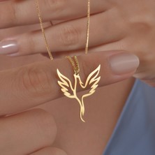 Nox Jewelry 925 Ayar Gümüş Ankakuşu Kolye