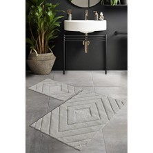 Pierre Cardin Pamuk Banyo Paspas Seti Diamond Bej