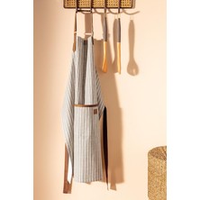 Madame Coco Yeni Sezon Juste Mutfak Önlüğü - Gri