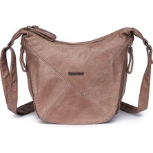 Barcelona Günlük Çapraz Askılı Kadın Postacı Çantası 1896 Vizon