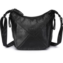 Barcelona Günlük Çapraz Askılı Kadın Postacı Çantası 1896 Siyah