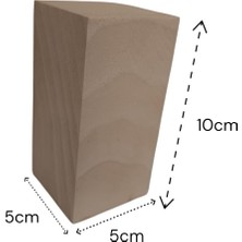 Woody.st 1 Adet Ihlamur Ahşap Blok 5X5X10 cm | El Oymacılığı, Hobi ve Ahşap Oyma Malzemesi