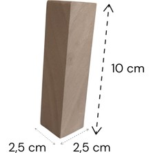 Woody.st Woodyst Ihlamur Ahşap Oyma Bloğu 2,5X2,5X10 cm Tekli – Whittling, Chip Carving ve Hobi Için