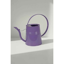 Desen Dekorasyon Sophia 2 Litre Metal Çiçek Saksı Sulama Kabı Mor - Modern Dekoratif Çok Amaçlı Sulak