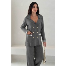 Zamansız Şıklık: Kadın Triko Takım (Ceket & Pantolon) - Yeni Sezon Koleksiyonu 3006