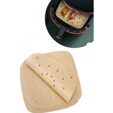 Online Home Market Deyhome 100'LÜ Delikli Tek Kullanımlık Pişirme Kağıdı Yapışmaz Yağ Geçirmez