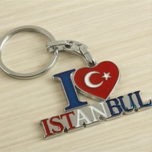 Zengezur Istanbul Yazılı Metal Anahtarlık-Renkli