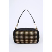 Kadın Taşlı El ve Omuz Çantası