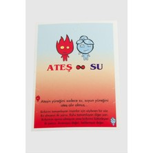 Zengezur Ateş Su Bileklik Kartı-Kırmızı