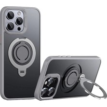 Ds-Derin Joko Iphone 15 Pro Avatar 360 Dönen Magsafe Kapak - Titan Gri