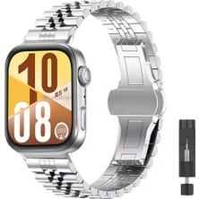 Huawei Watch Fit 4 / Fit 4 Pro / Fit 3 Uyumlu Paslanmaz Çelik Akıllı Saat Kordonu