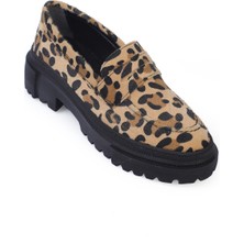 Capone Outfitters Fania Oval Burunlu Trak Tabanlı Rugan Kadın Loafer