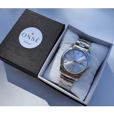 Coliseum Çelik Saat Aktif Takvim Su Geçirmez