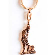 Metal Kemal Atatürk Figürlü Boyutlu Anahtarlık