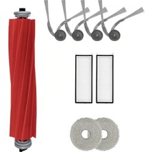 Asgard Grup Roborock Q Revo L Uyumlu 1 Ana Fırça 4 Yan Fırça 2 Filtre 2 Mop