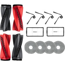 Asgard Grup Saros 10R-Q Revo Curv X Uyumlu 2 Ana Fırça 4 Yan Fırça 2 Filtre 4 Mop