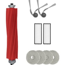 Asgard Grup Roborock Q Revo L Uyumlu 1 Ana Fırça 2 Yan Fırça 2 Filtre 4 Mop