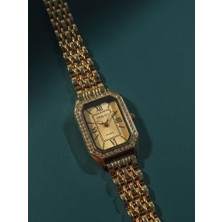 Londo - Kristalli Metal Kordon Kadın Kol Saati