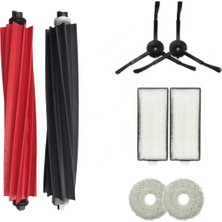 Asgard Grup Roborock Q Revo Master Uyumlu 1 Ana Fırça 2 Yan Fırça 2 Filtre 2 Mop