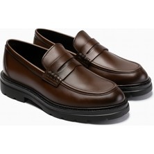 Growish GR0392 Hakiki Deri Italyan Tarz Tasarım Eva Yüksek Taban Koku Yapmaz Spor Klasik Ayakkabı