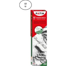 Fatih Dereceli Kurşun Kalem 2H Fa15010Kl2H 12 Li (1 Paket 12 Adet)