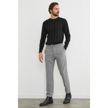 Beli Lastikli Bağcıklı Kumaş Pantolon