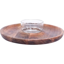 Yargıcı Servis Tabağı (20x7 cm)