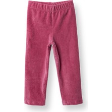 Hellobaby Kız Bebek Kadife Tayt Reçme Paça