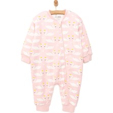 Hellobaby Kız Bebek Uyku Tulumu 1 Tog Fermuarlı Bisiklet Yaka Uzun Kol Ribanalı Paça