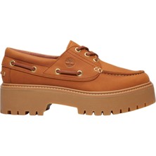 TB0A2GVFEM71 Timberland Stone Street Boat Shoe Kadın Spor Ayakkabı Turuncu