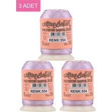 3 Adet Altınbaşak Oya ve Dantel Ipi 20 gr -  - No: 554