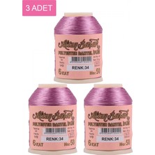 3 Adet Altınbaşak Oya ve Dantel Ipi 20 gr -  - No: 034