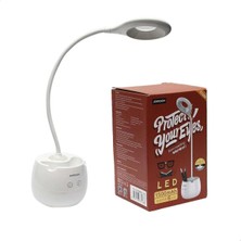 JR-CY228 LED Lamba, Yüksek Kapasiteli 1500 Mah Şarj Edilebilir Lityum Pilli - Beyaz