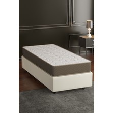 Mobpazar Basic Full Ortopedik Lux Bamboo Yaylı Yatak 80x200 cm 21 cm Yüksek Konforlu Çift Taraflı Kullanım