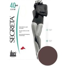 Segreta Prestige Light 40 Külotlu Dinlendirici Çorap - Füme - 2