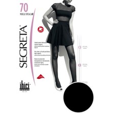 Segreta 70 Modello Speciale Külotlu Ağsız Çorap - Siyah - 4