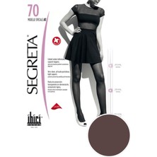 Segreta 70 Modello Speciale Külotlu Ağsız Çorap - Füme - 1