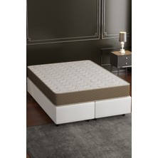 Mobpazar Basic Full Ortopedik Lux Bamboo Yaylı Yatak, (23cm) Çift Taraflı Kullanım, Yüksek Konfor 140X190 cm